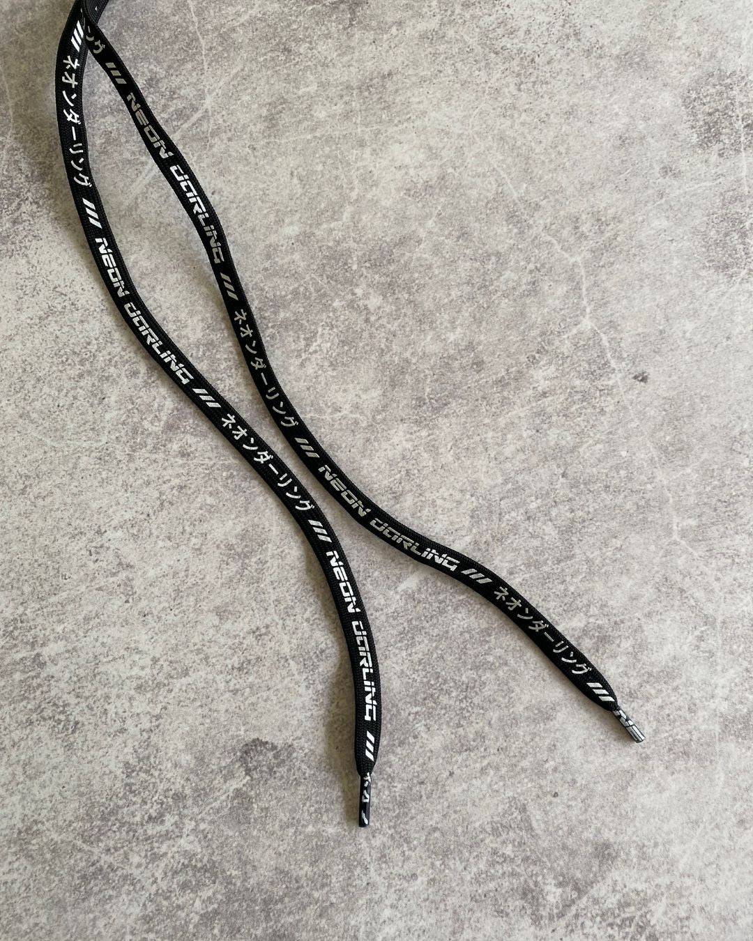 黒い冬 Black Winter Shoe Laces