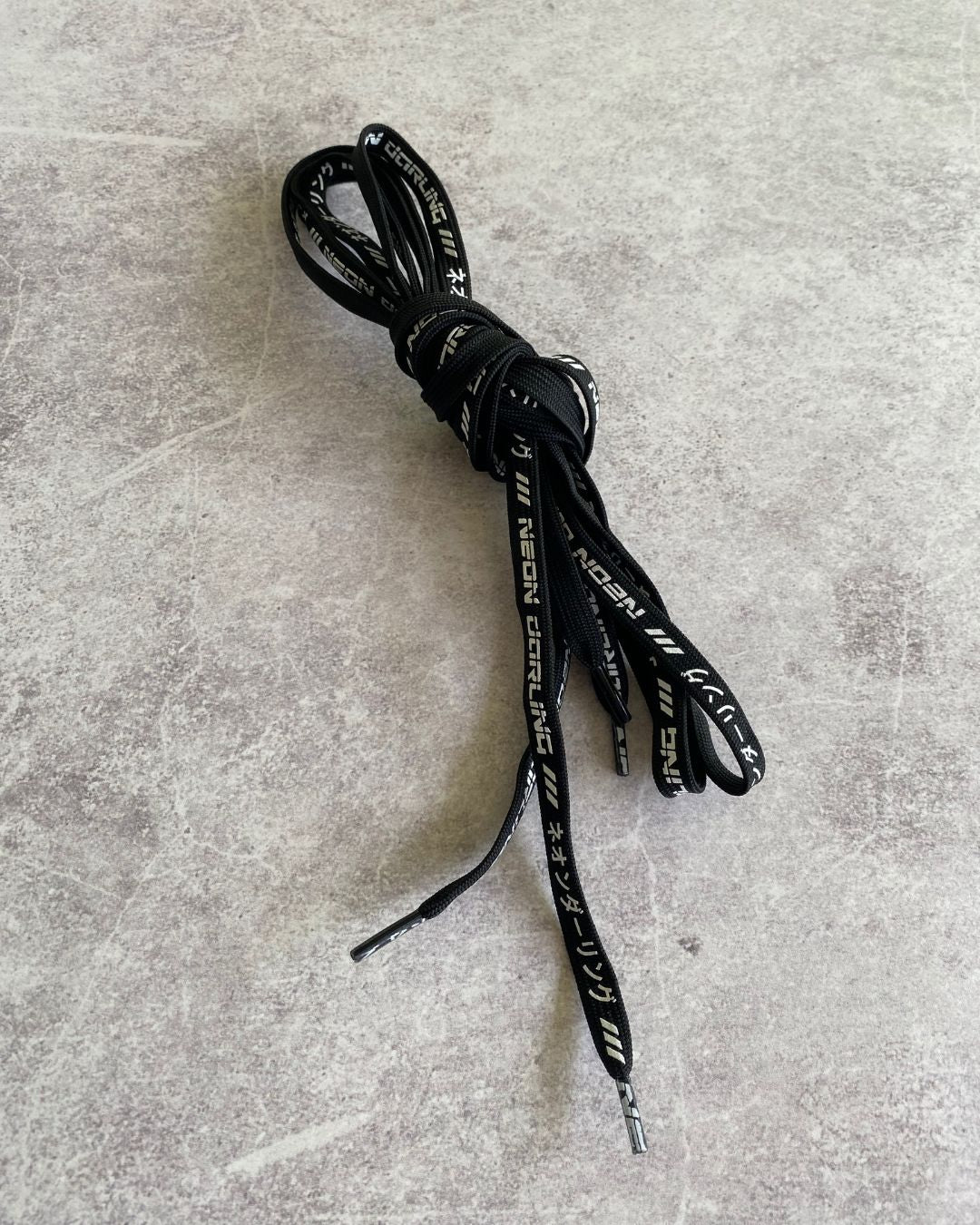 黒い冬 Black Winter Shoe Laces