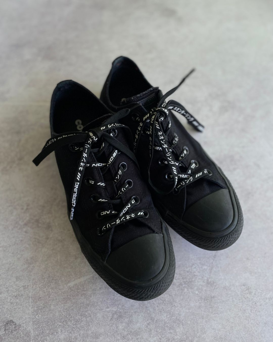 黒い冬 Black Winter Shoe Laces