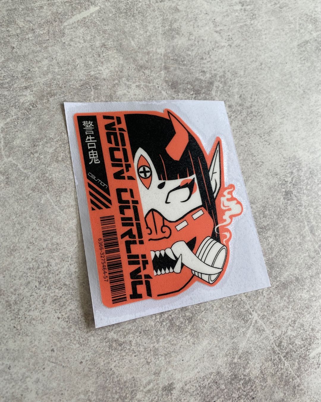 Cyber Oni Fuji Sticker