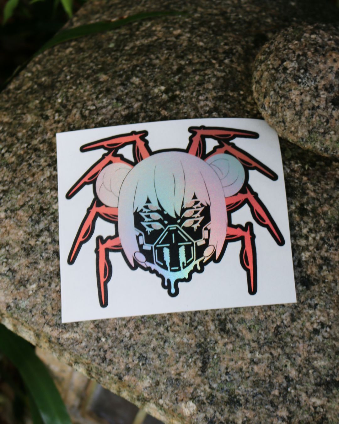 Cyber Jorōgumo Kana Holographic Sticker