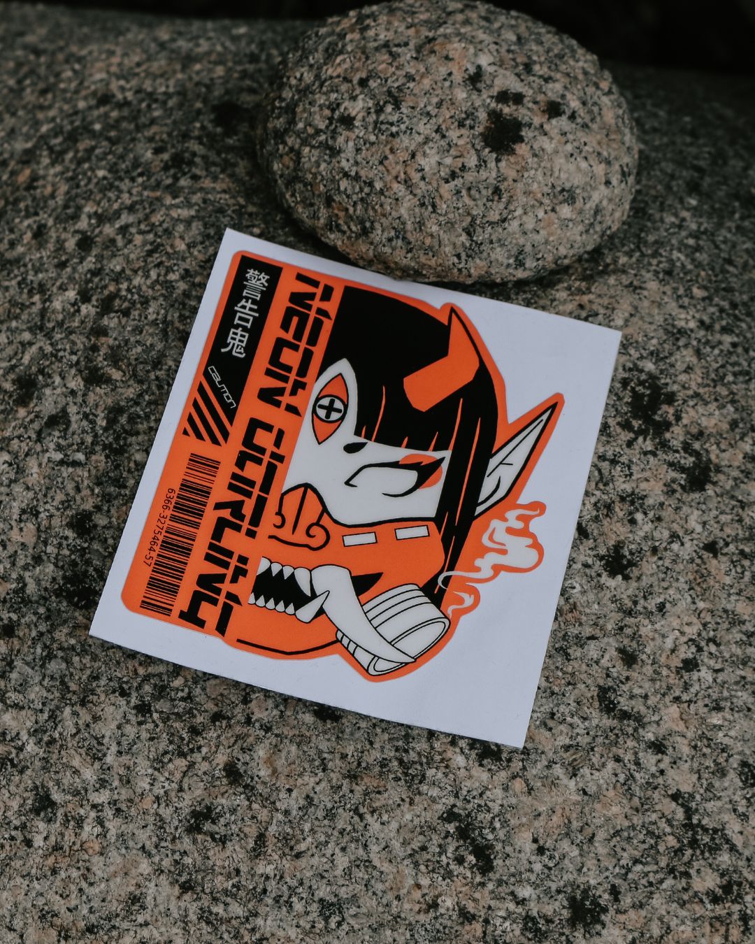 Cyber Oni Fuji Sticker