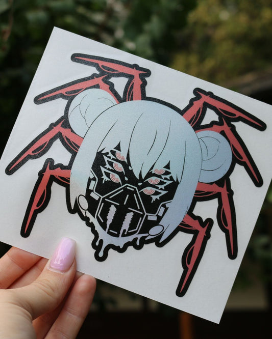 Cyber Jorōgumo Kana Holographic Sticker