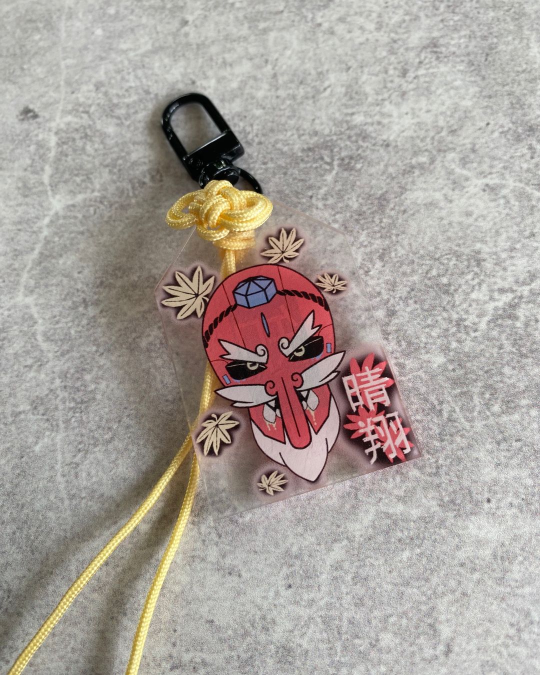 サイバー天狗 春斗 アクリルお守り 知恵の鍵チャーム – Neon Darling