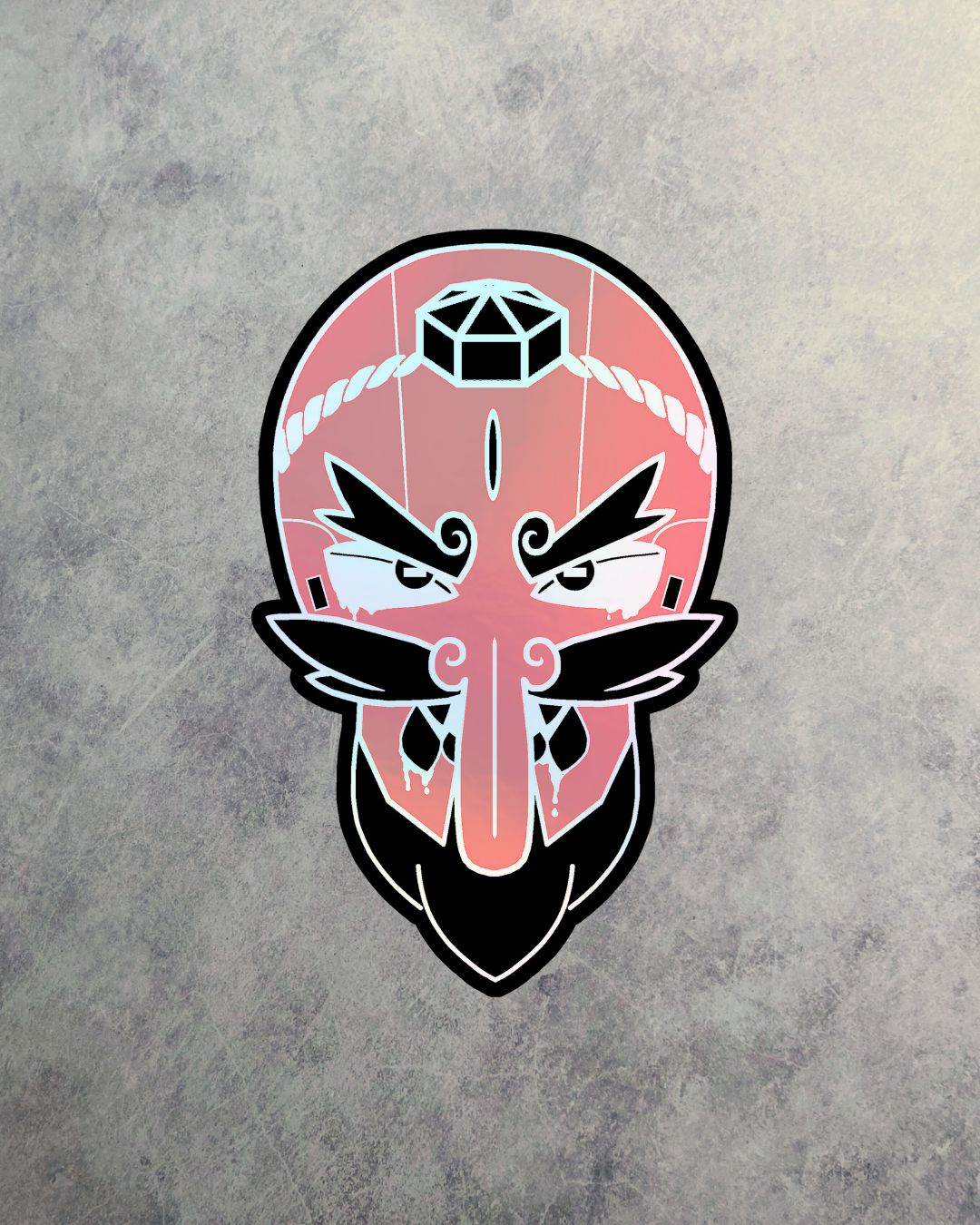 Cyber Tengu Haruto Holographic Sticker
