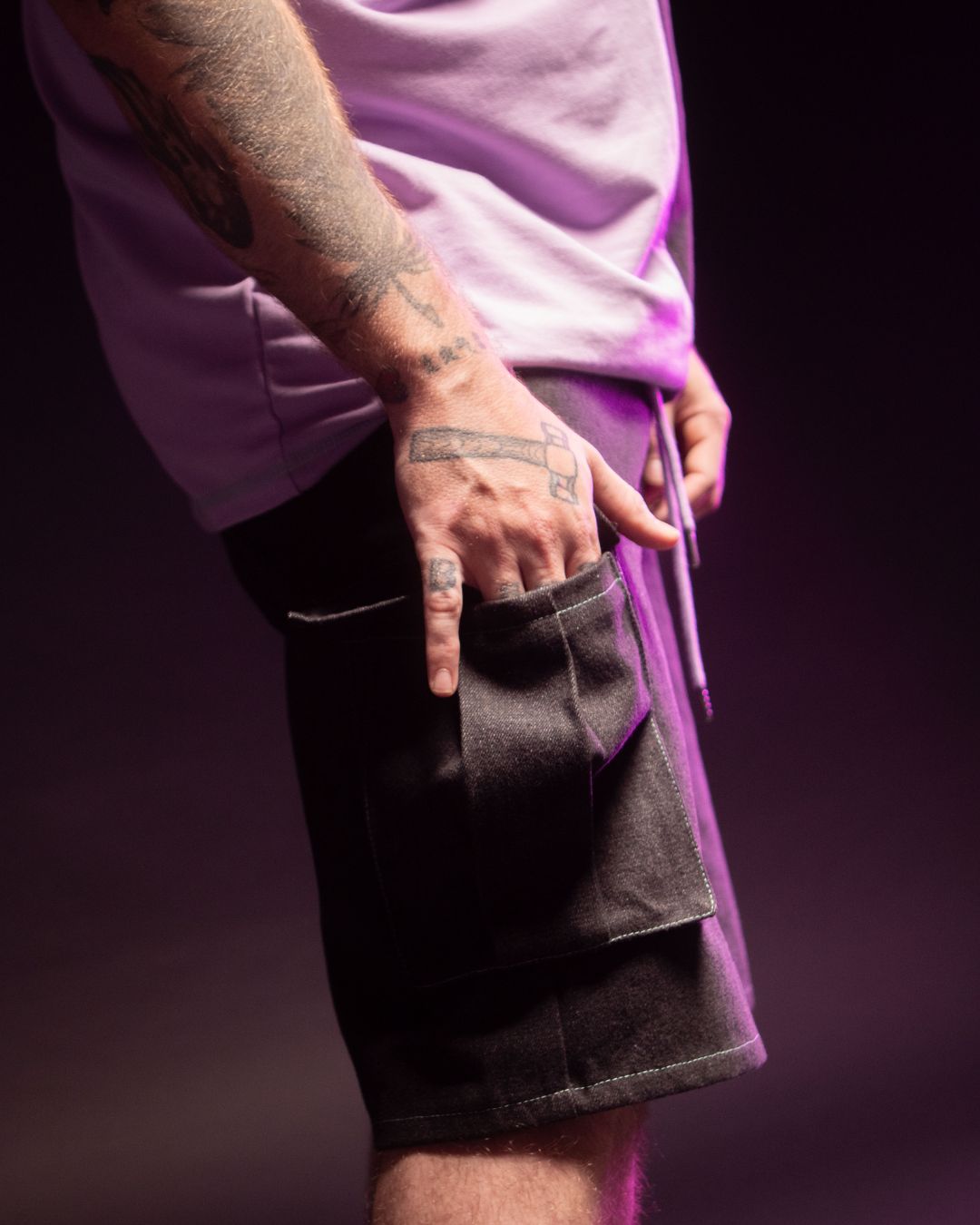 LAUNCH Denim Shorts