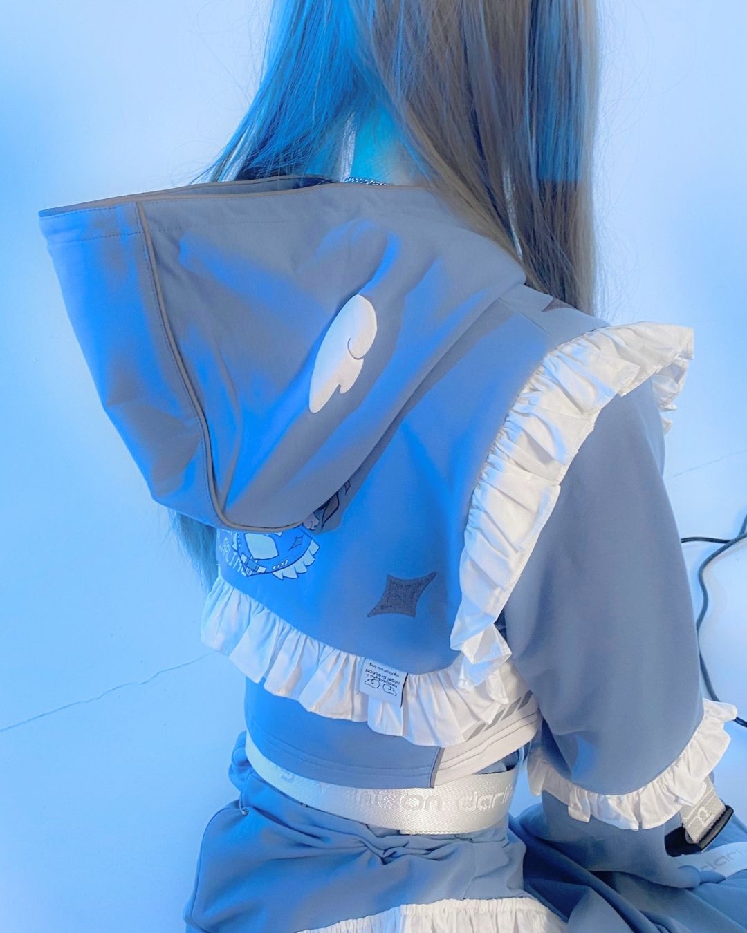 yume404 Crop Seifuku Hoodie : PRE-ORDER