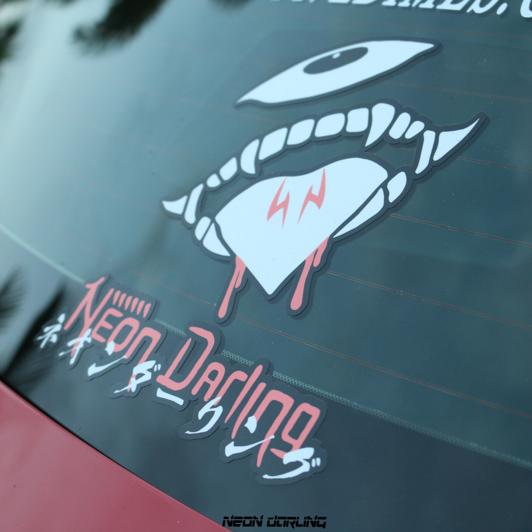 King of Curses Weatherproof Mini Banner Vinyl Sticker car sticker