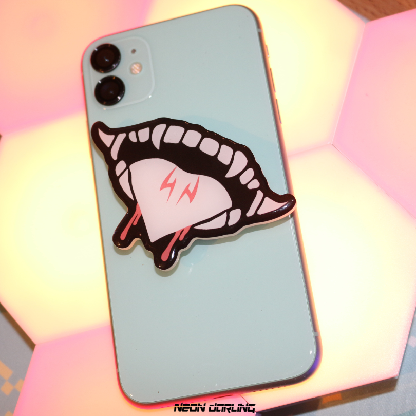 King of Curses Glow in the Dark Acrylic Phone Grip jjk