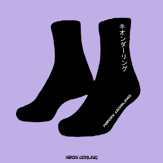 黒い冬 Black Winter Socks