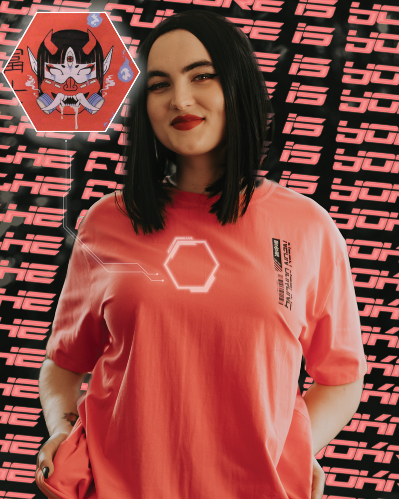 Cyber Oni Fuji T-Shirt // SOLD OUT