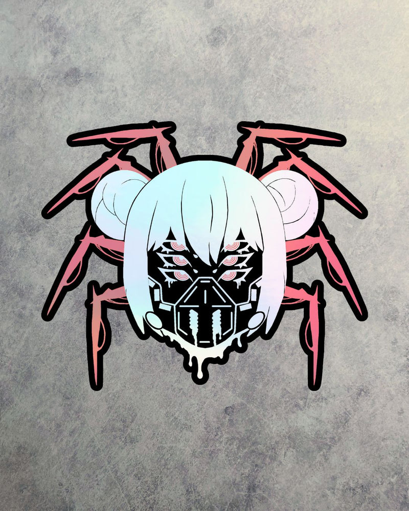 Cyber Jorōgumo Kana Holographic Sticker