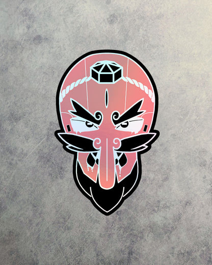 Cyber Tengu Haruto Holographic Sticker