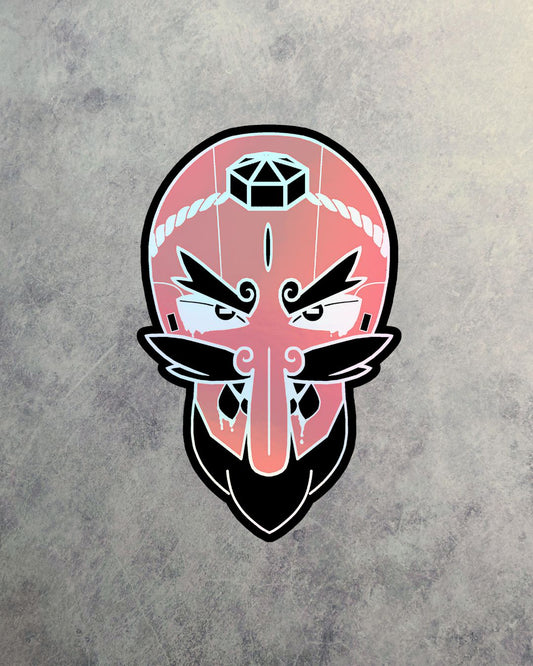 Cyber Tengu Haruto Holographic Sticker
