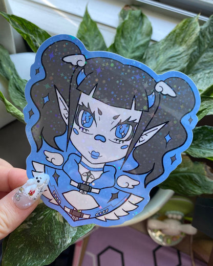 J-Fashion Oni Girl Sticker
