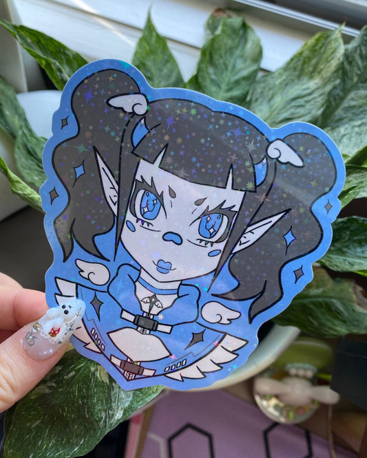 J-Fashion Oni Girl Sticker